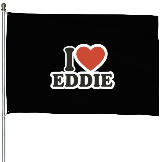 I LOVE House Flags Boyfriend gift idea I LOVE Eddie