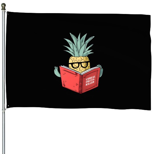 Cereal Fruits Killer House Flags
