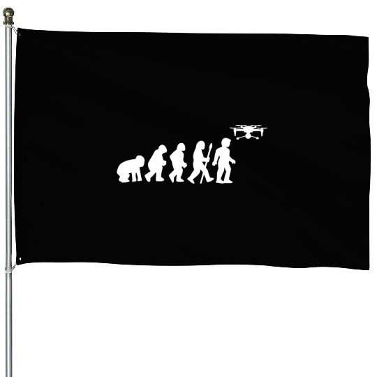 Drone Pilot Evolution Quadcopter House Flags