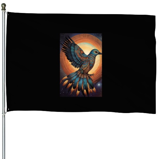 The Bird of Paradise House Flags