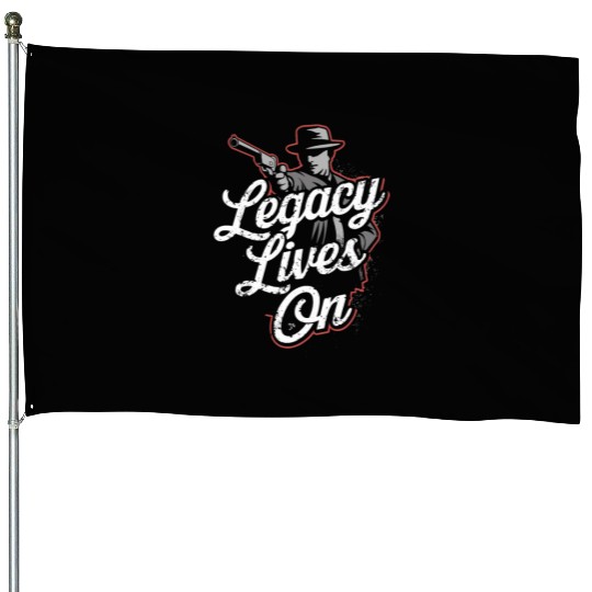 Mobster Gangster Mafia Organized Crime Boss House Flags