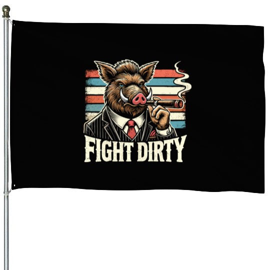 Mobster Gangster Mafia Organized Crime Boss House Flags