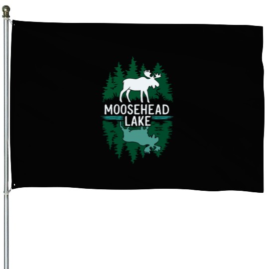 Moosehead Lake Maine. House Flags