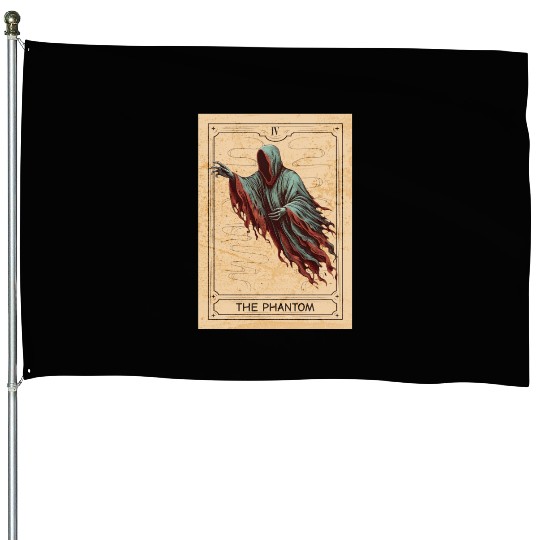 Ghost Halloween Ghost Tarot Card Ghost Scary Ghost House Flags