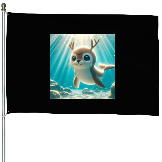 The seal-deer House Flags