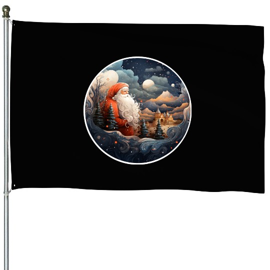Welcome to the North Pole House Flags