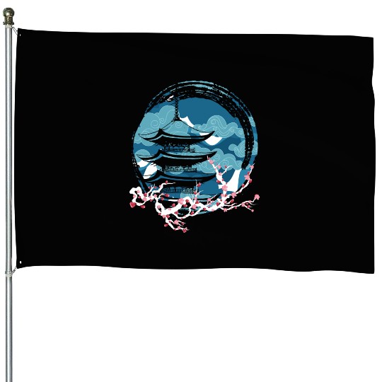 Asia Japan Mythical House Flags