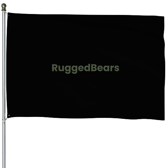 RuggedBears Olive Collection House Flags