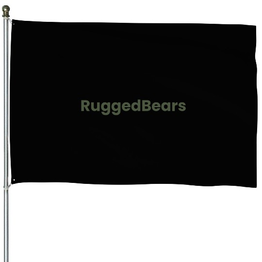 RuggedBears Olive Collection House Flags