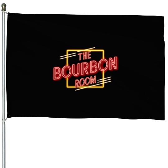 Vintage The Bourbon Room Bar and Music Venue House Flags