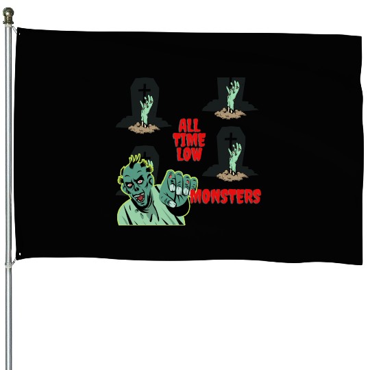 Zombies House Flags