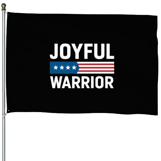 Joyful Warrior American House Flags