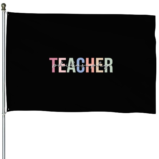 Philosophy Teacher Philosopher House Flags