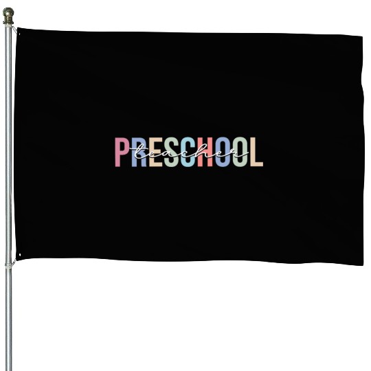 Preschool Teacher School Kindergarten House Flags