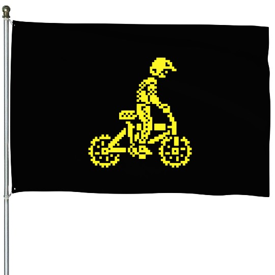 BMX Bike Bandits ZX Spectrum 8-bit House Flags
