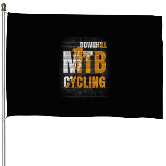 MTB cycling MTB Mountain biking Mountain-Bike House Flags