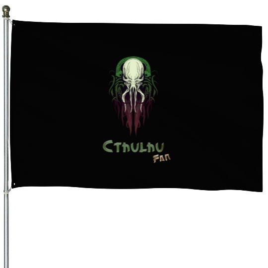 Cthulhu Fan House Flags