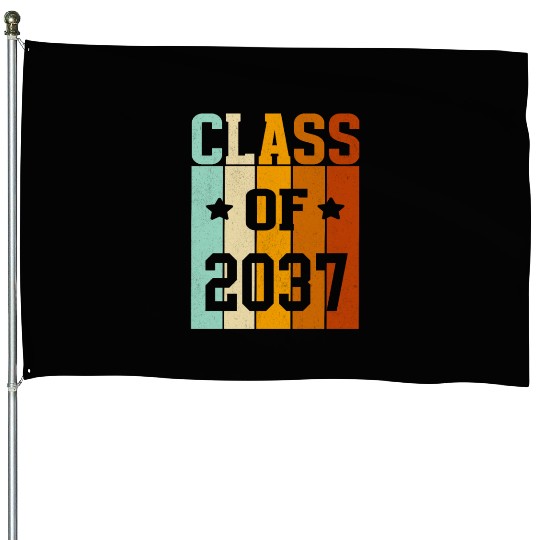 CLASS OF 2037 BACK TO SKHOOL. House Flags