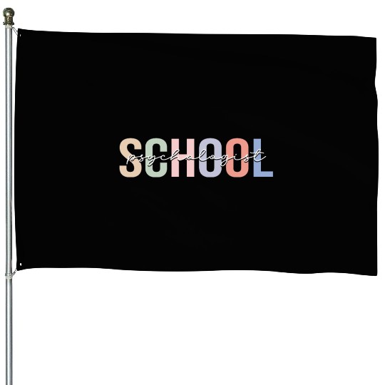 School Psychologist School Psych Psychology House Flags