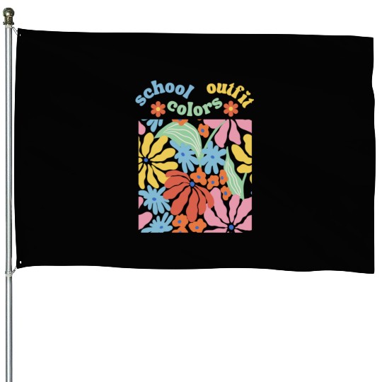 school outfit colors: Perfect Your Campus Style House Flags