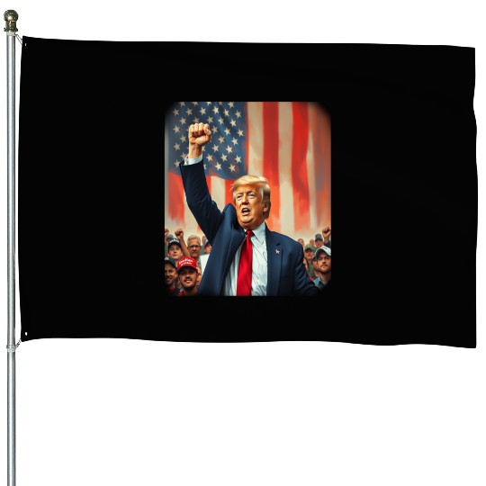 Donal Trump House Flags