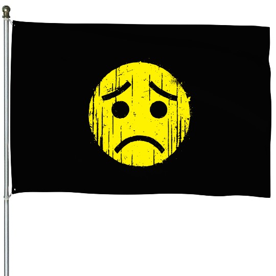 Depressed Emoticon House Flags