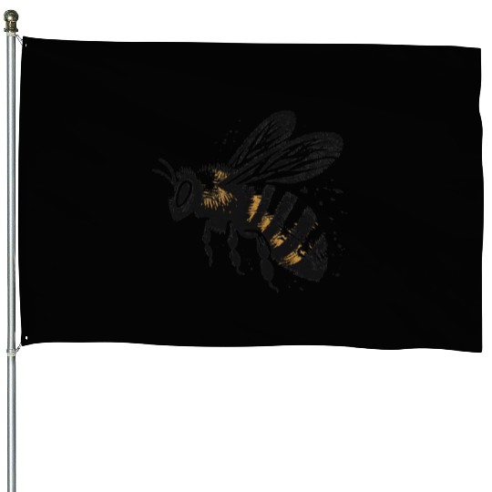 Honey Bee Insect Art 5 House Flags