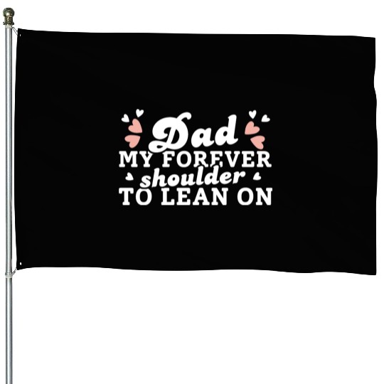 Father's Day Gift Best Dad Ever House Flags