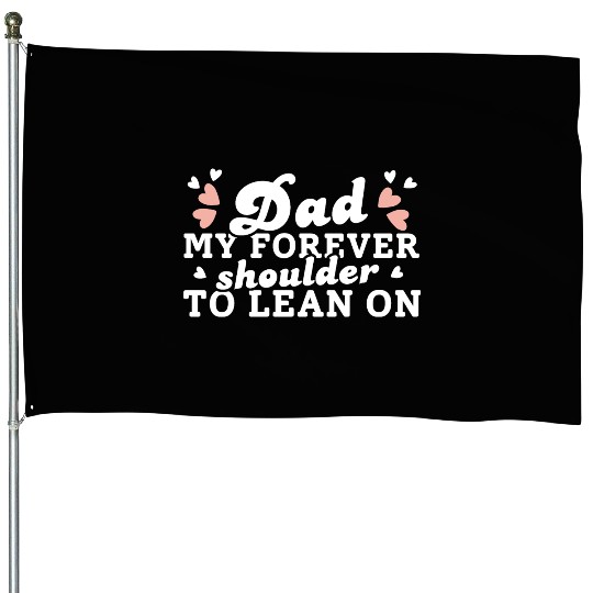 Father's Day Gift Best Dad Ever House Flags