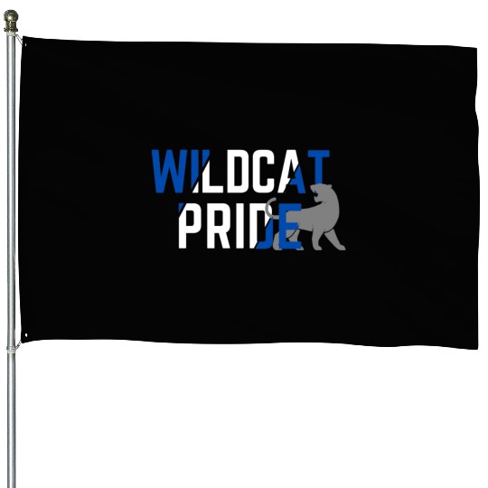 Wildcats Pride Go House Flags