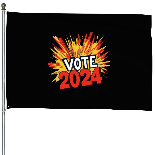 Vote 2024 Election House Flags 0011