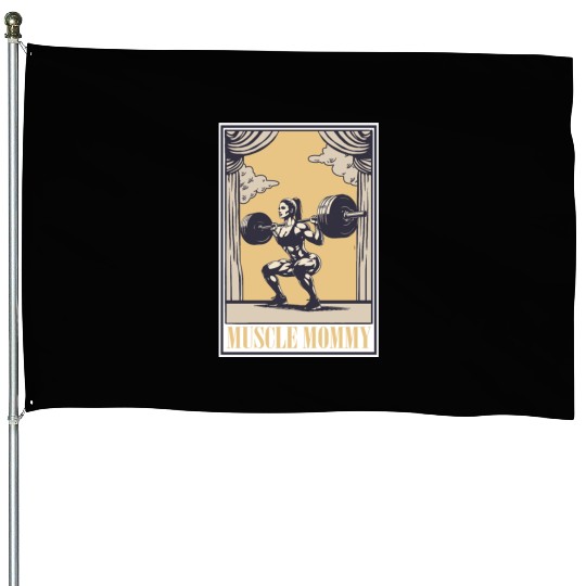 Tarot Cards Muscle Mommy for Strength & House Flags