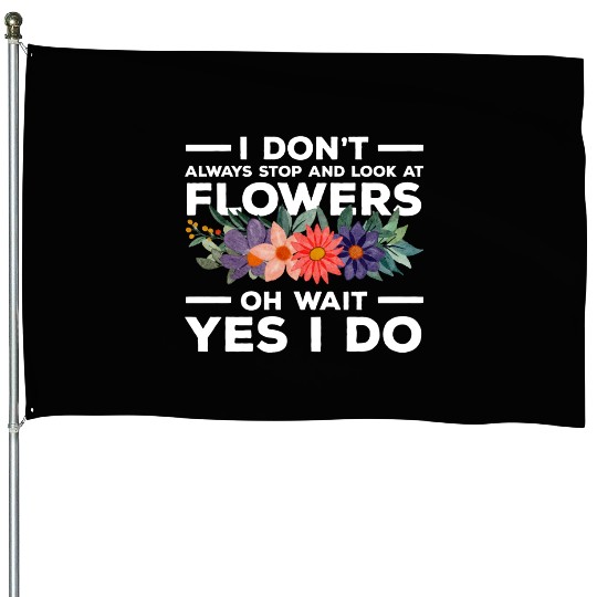 Flowers Nature Design Couple House Flags