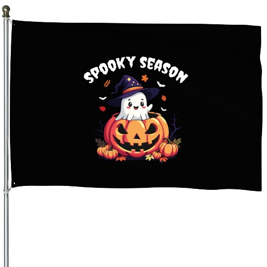 Spooky Season House Flags