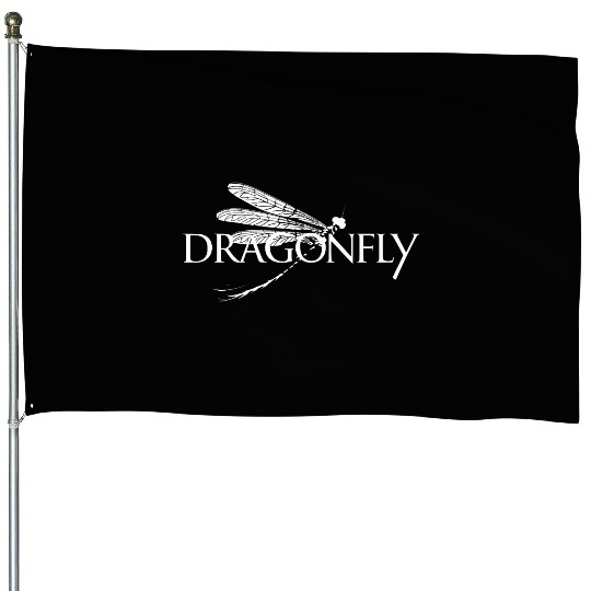 Beautiful Dragonfly Insect Lover for a Insect House Flags