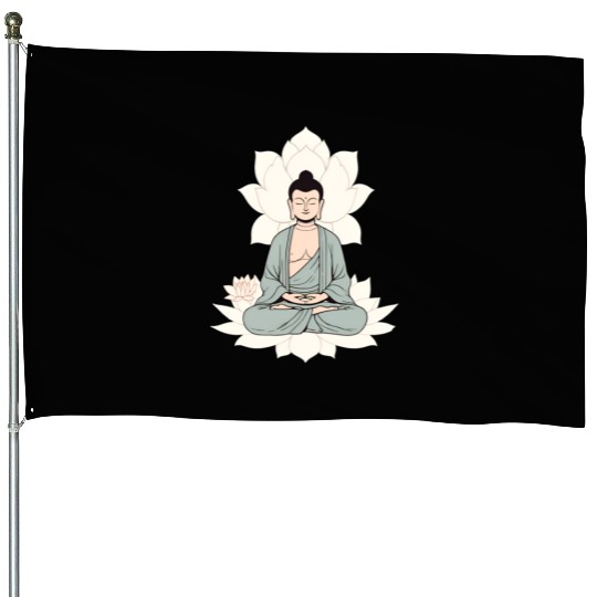 Buddha Design House Flags
