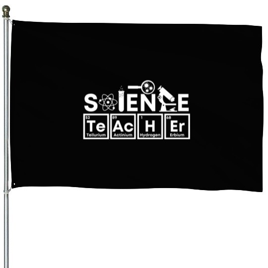 Physics, Biology, Chemistry or Science Teacher House Flags