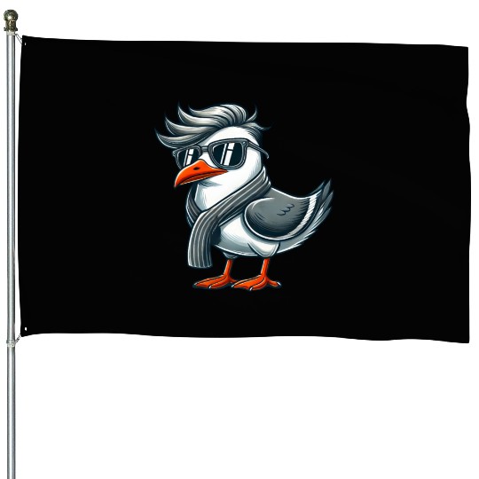 Cool seagull sunglasses summer North Sea Baltic House Flags