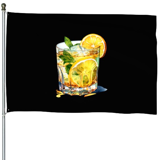 Lemonade Cocktail Drink House Flags