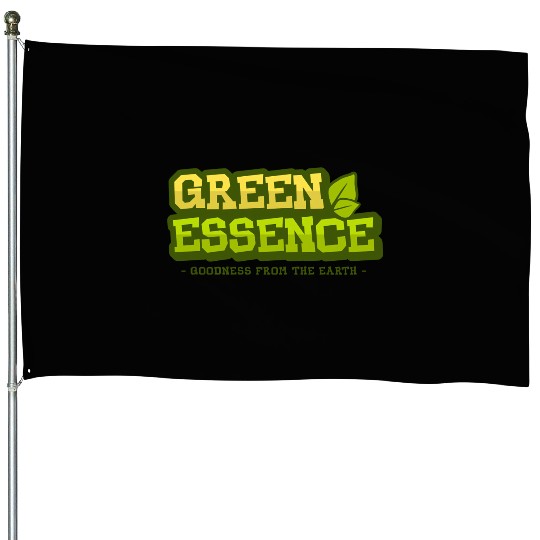 Green Essence Goodness from the Earth House Flags