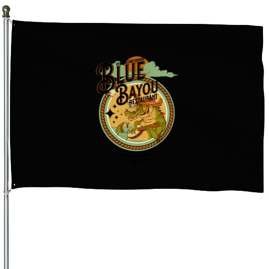Blue Bayou Restaurant New Orleans House Flags