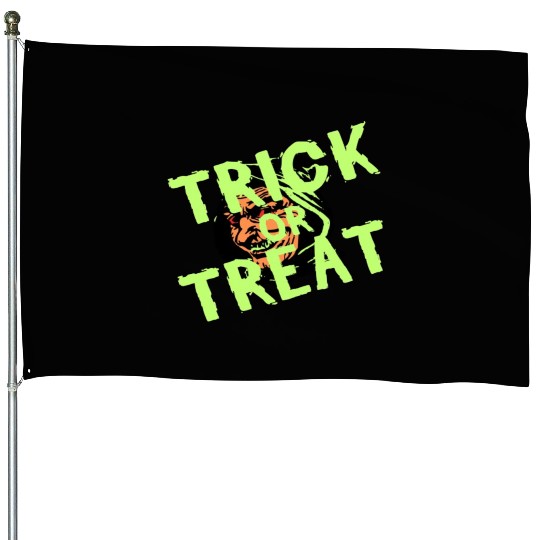 Trick or Treat 2 House Flags