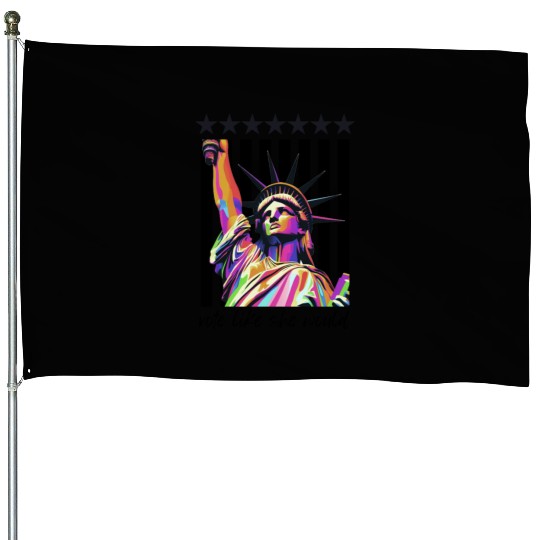 Vote Like She Would - Stars and Stripes edition House Flags
