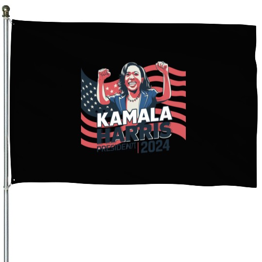 Kamala Harris 24 For The People, House Flags