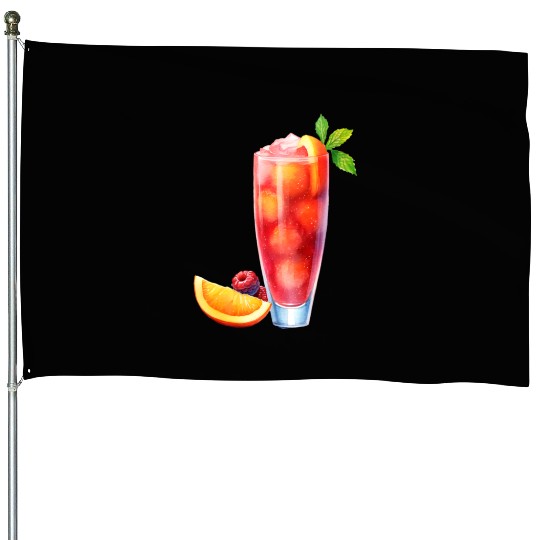Berry Citrus Cocktail House Flags