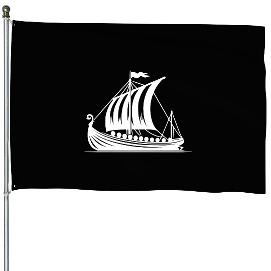 Dragon Boat Viking Style Sail Design House Flags