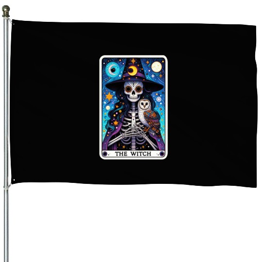Tarot Card Collection - The Witch House Flags
