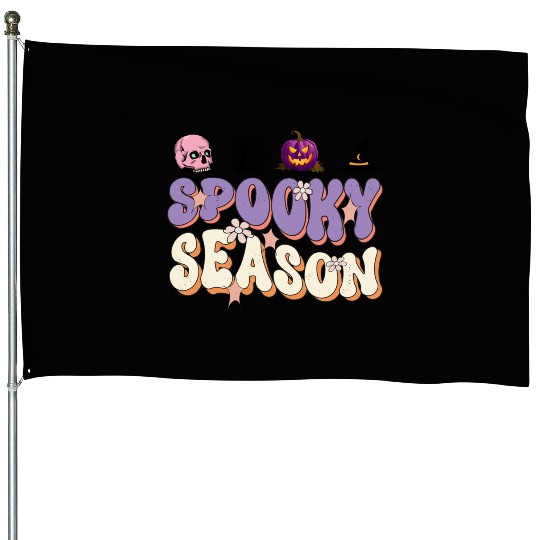 Spooky Season House Flags Design