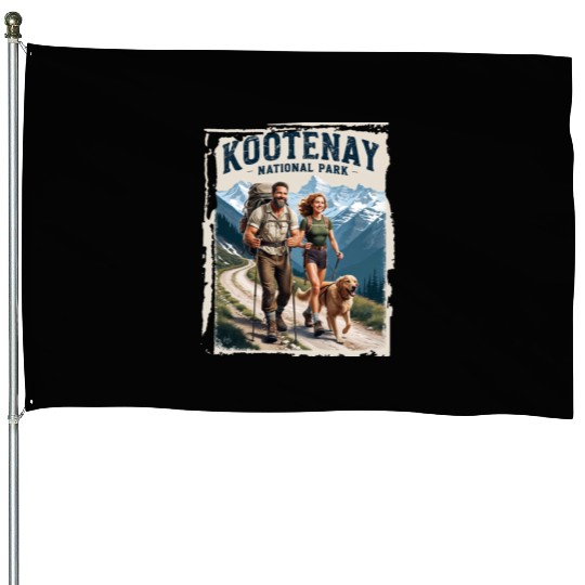 Kootenay National Park Adventure Nature House Flags