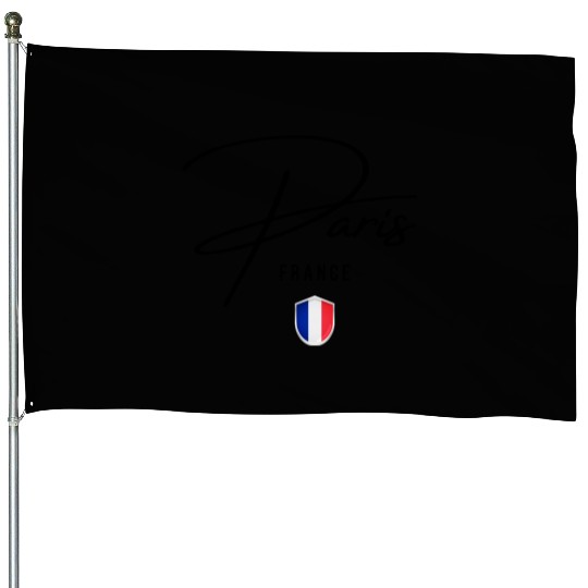I love Paris, Paris France House Flags